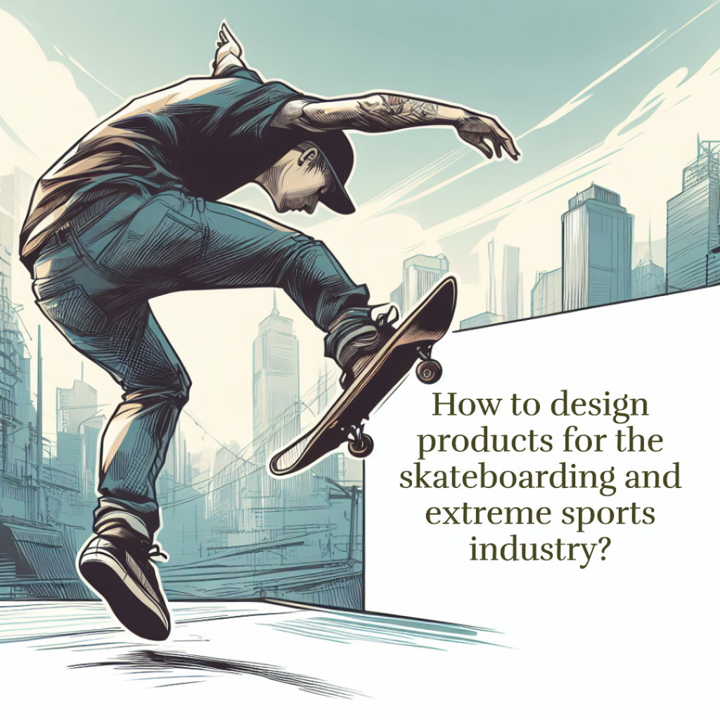 How to design products for the skateboarding and extreme sports industry?