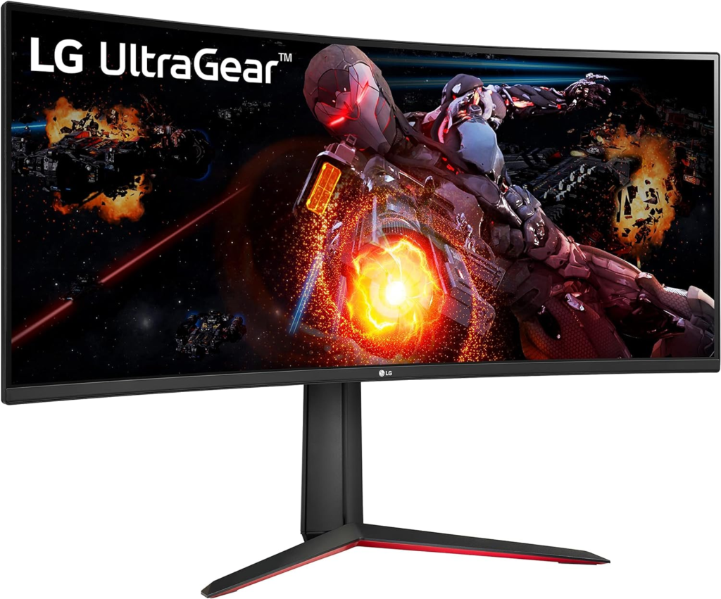 LG UltraGear QHD 34-Inch Curved Gaming Monitor 34GP63A-B, VA with HDR 10 Compatibility and AMD FreeSync Premium, 160Hz, Black