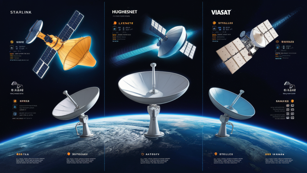 Starlink vs. HughesNet vs. Viasat: The Ultimate Satellite Internet Showdown